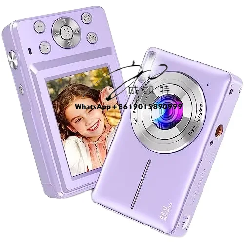 

Compact Digital Camera 1080P FHD 44mp Digital Camera 16X Digital Zoom Simple Portable Vlogging Camera for Kids Students Beginner