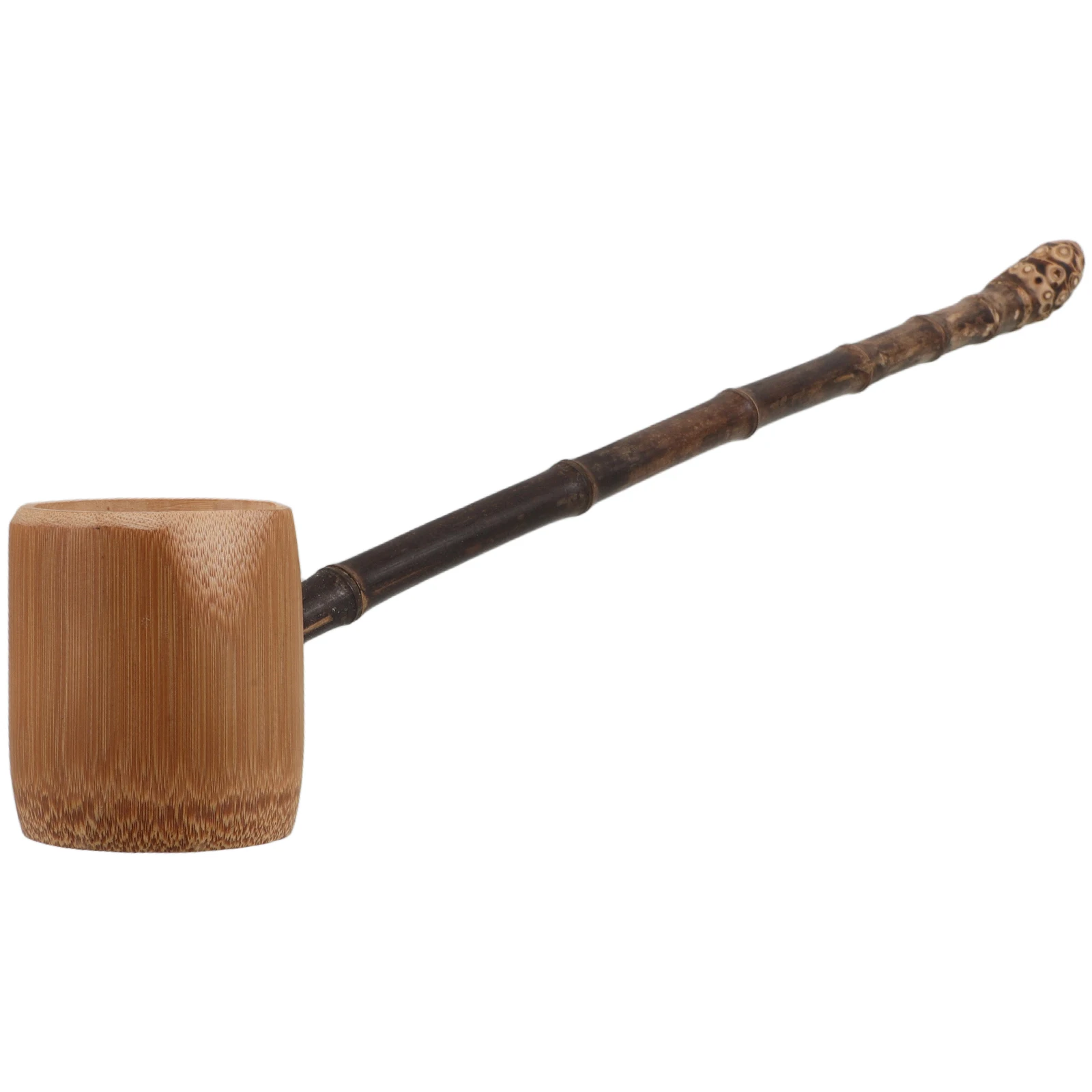 

Bamboo Water Scoop Durable Long Handle Outdoor Camping Spoon Practical Healthy Chinese Ladle Bath Bailer Water Scooper