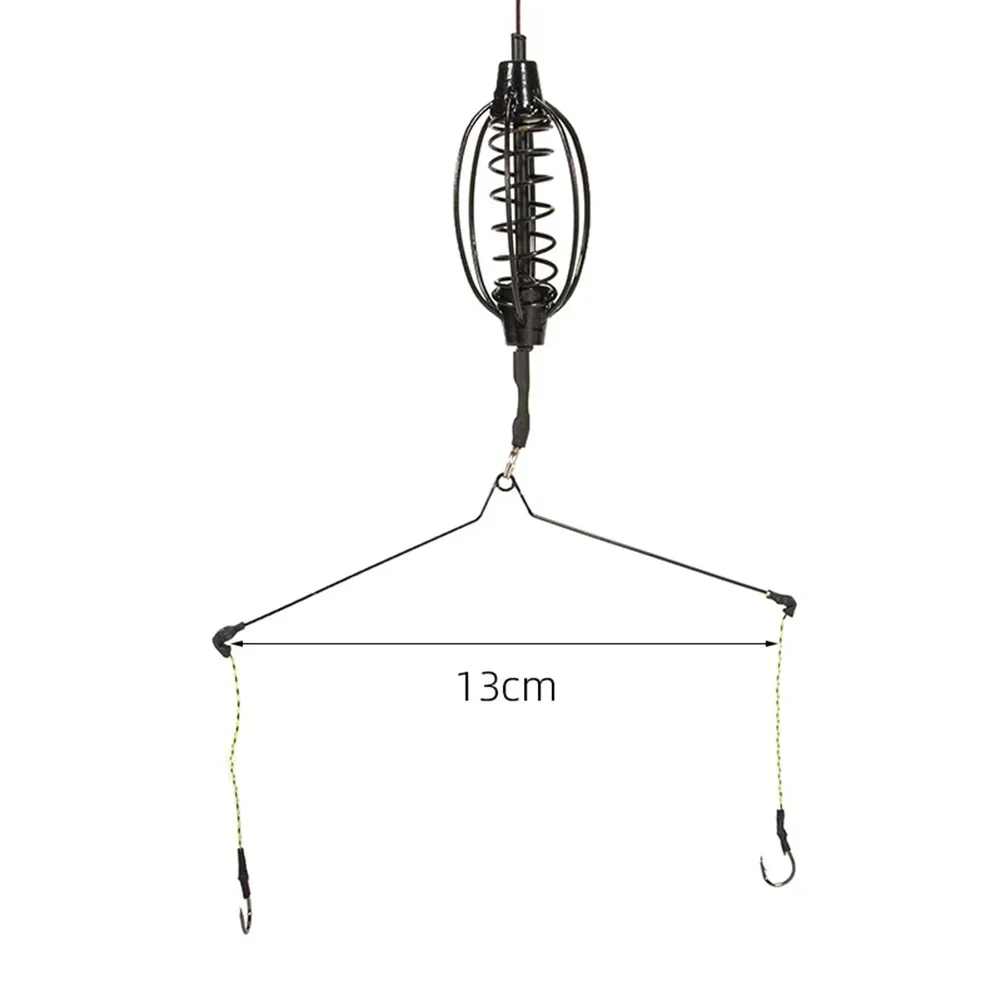 Bait Carp Fishing Feeder Fishing Baits Cages Hook Rig Set Feeder Tackle  Tackle Tools Bait Basket