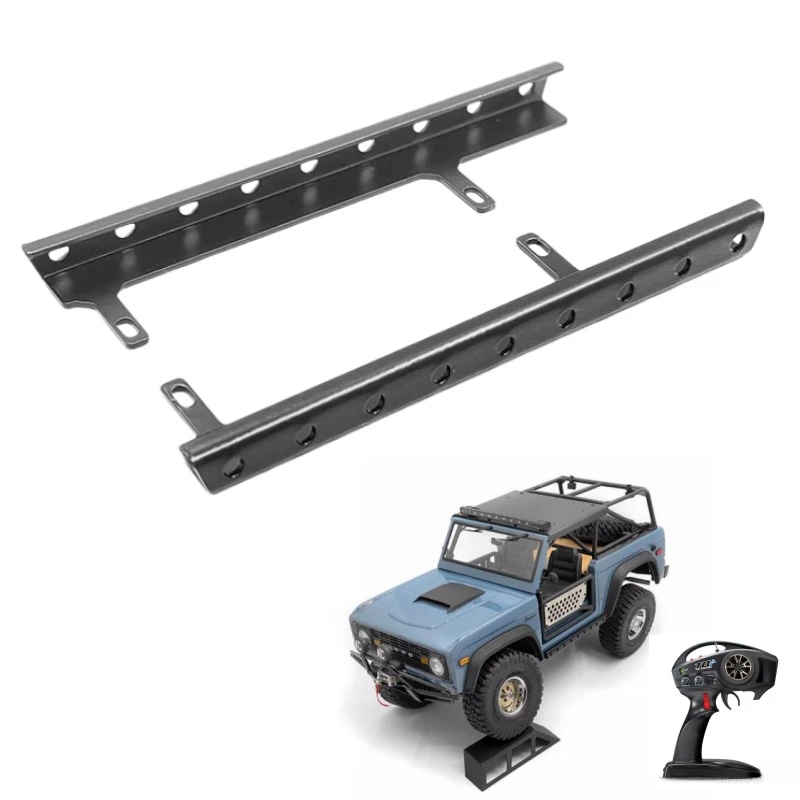 

1/10 Crawler truck Metal side Bar. Axial 1/10 SCX10 III Bronco 4X4 Off Road Car Upgrade part. Remote Control toys