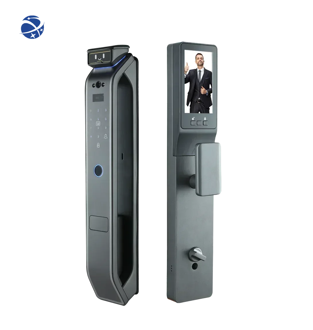 

LEZN K60 Tuya Factory Manufacture OEM Fingerprint Card Key Smart Door Lock High quality aluminum alloy Bluetooth