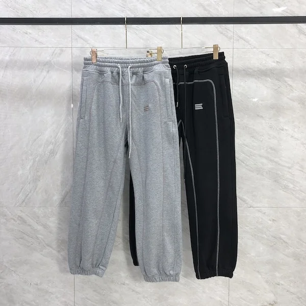 

Спортивные штаны Kroen, свободные эластичные брюки с завязками на ногах, мужские и женские уличные повседневные брюки высокого качества