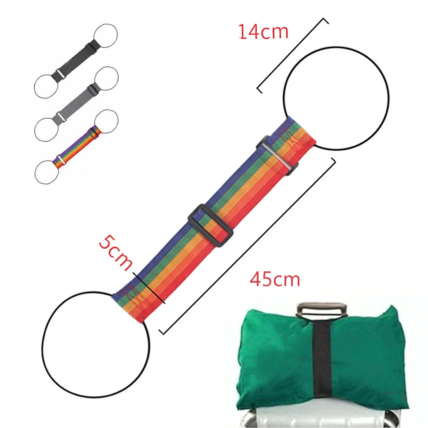 Adjustable Luggage Strap, Luggage Travel Safety Belt, Elastic Suitcase Belt, Travel Security Carry On Straps,Luggage Accessories