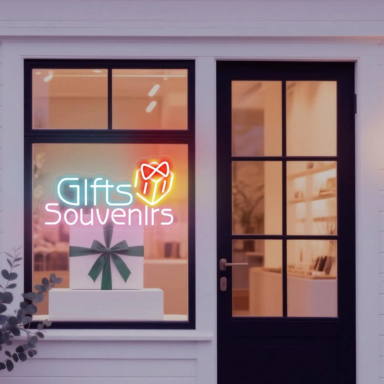 Gifts Souvenirs Neon Sign Dimmable LED Light For Gift Shop Tourist Store Souvenir Shop Front Window Wall Decor Signboard Light