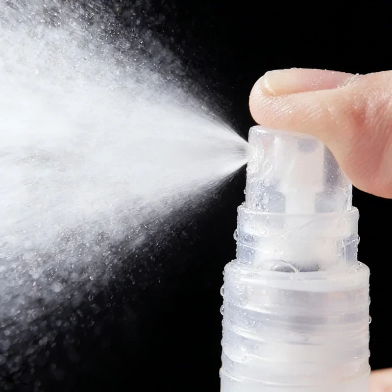 100Pcs Portable 3ML-10ML Mini Plastic Frosted Pen Shape Perfume Bottles Empty Refillable Travel Spray Bottle Atomizer Containers