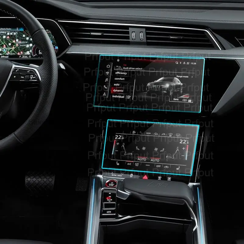 Szkło hartowane do Audi SQ8 Sportback e-tron quattro 2024 Radio GPS Osłona ekranu LCD Folia ochronna na ekran nawigacji samochodowej