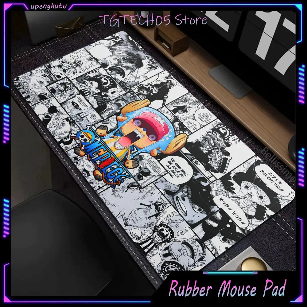 Anime Luffy O-One Piece Mousepad Large Gaming Mouse Pad LockEdge Thickened Computer Keyboard Table Desk Mat XXL 1200x600mm