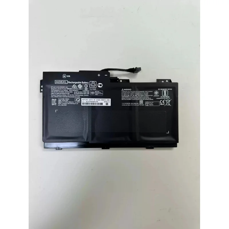 

AI06XL Laptop Battery For HP ZBook 17 G3 Series HSTNN-LB6X HSTNN-C86C 808397-421 808451-001 808451-002 AI06 11.4V 96WH