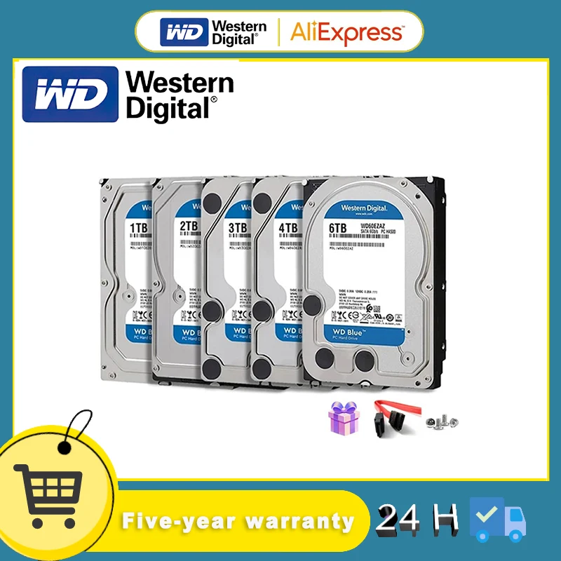 Western Digital WD BLUE 4TB 6TB 3.5