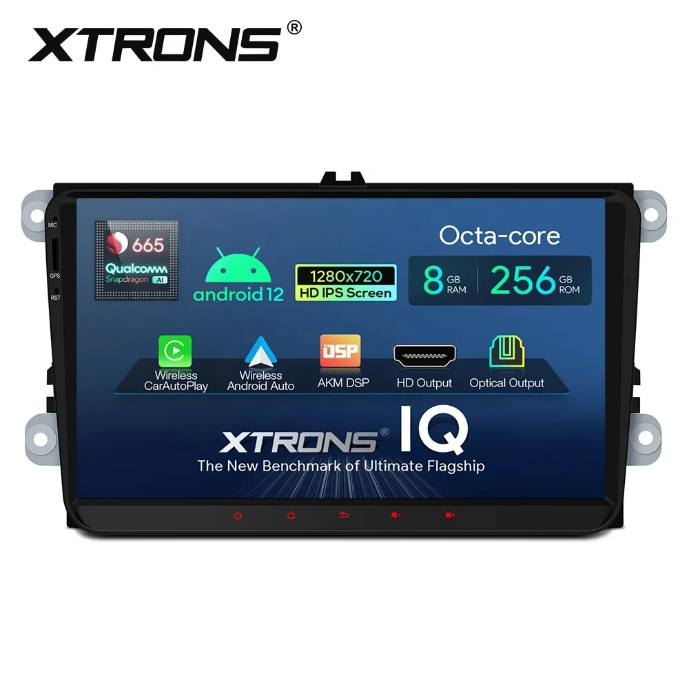 

XTRONS 9" Snapdragon665 8G 256G Android 12 Carplay Android Car Stereo For VW Golf MK6 Passat B7 Skoda Octavia Seat Leon Mk2