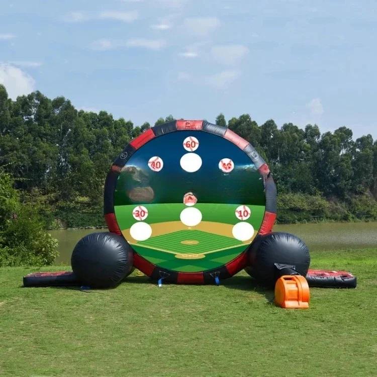 

Outdoor Kids Adult Commercial Pvc Round Inflatable Soccer Dartboard Game goal Football Dart