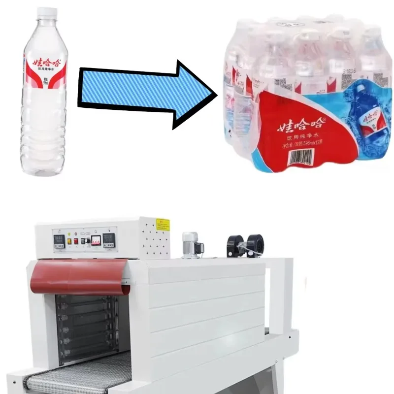 Stainless Steel Heating Tube Thermal Heat Shrink Tunnel Packing Wrapping Machine Hot Shrink Oven for Sale