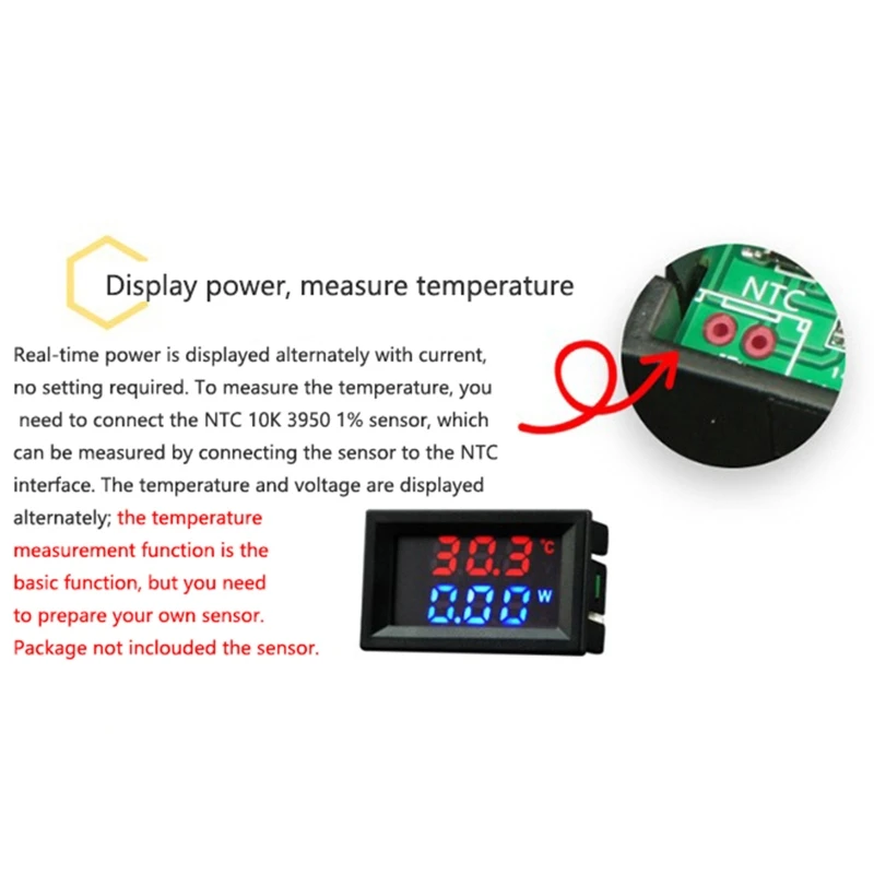 High Accuracy Voltmeter Ammeter Current Power Tester Panel Gauge