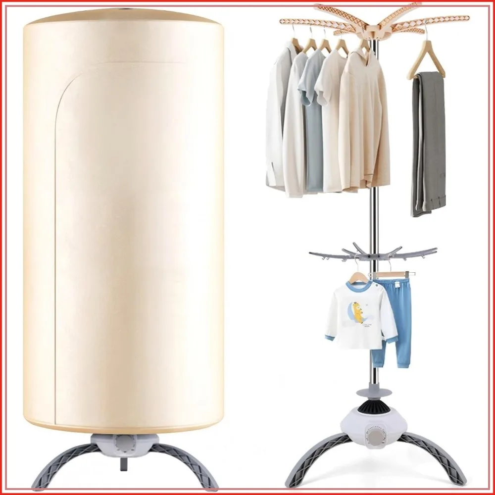 

Portable Clothes Dryer, 900W Fast Drying & Large Load Capacity for Laundry and Shoes - Compact Mini Dryer Machine for Travel, Apartments, RV, Dorm
