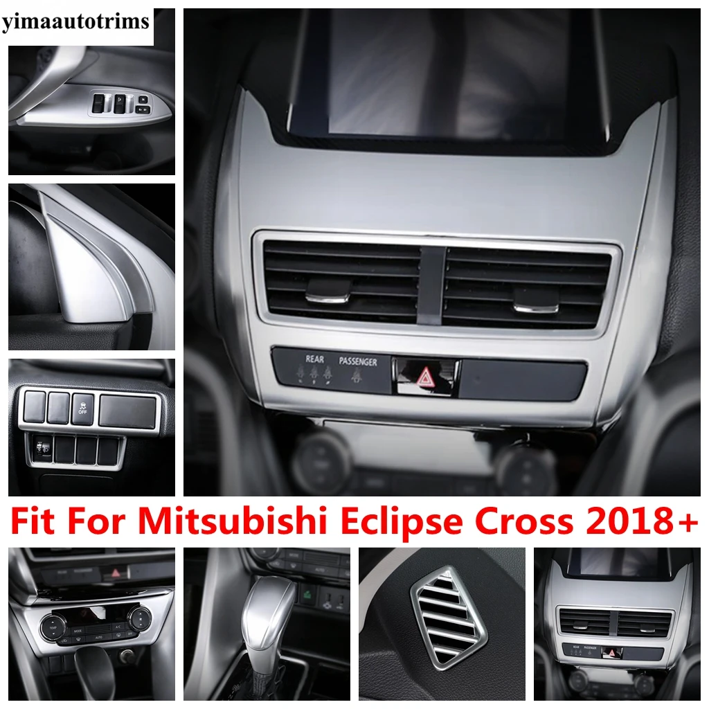 

Window Lift / Navigation Panel / Pillar A Frame / Head Light Cover Trim For Mitsubishi Eclipse Cross 2018 - 2022 Accessories