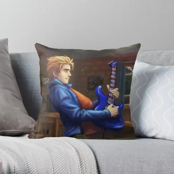 

Sam Stardew Valley Printing Throw Pillow Cover Decorative Square Office Sofa Car Home Anime Pillows not include One Side