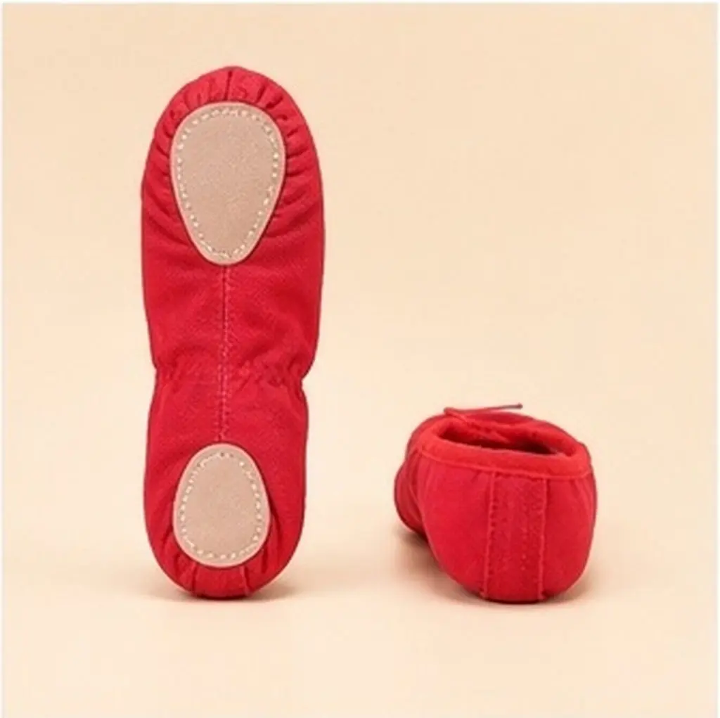 1Pair Cat Claw Ballet Dance Shoes Size 29 Anti-Slip Lightweight Yoga Shoes Elastic Band Breathable Professional Sole for Ballet