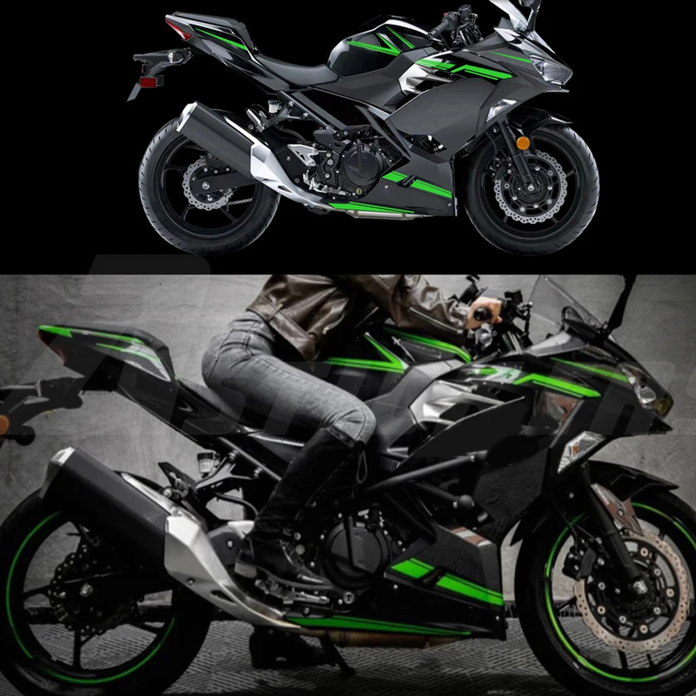 Dla Kawasaki NINJA400 ninja 400 2018-2023 2018 2019 2020 2023 akcesoria motocyklowe Ninja naklejki na cały samochód