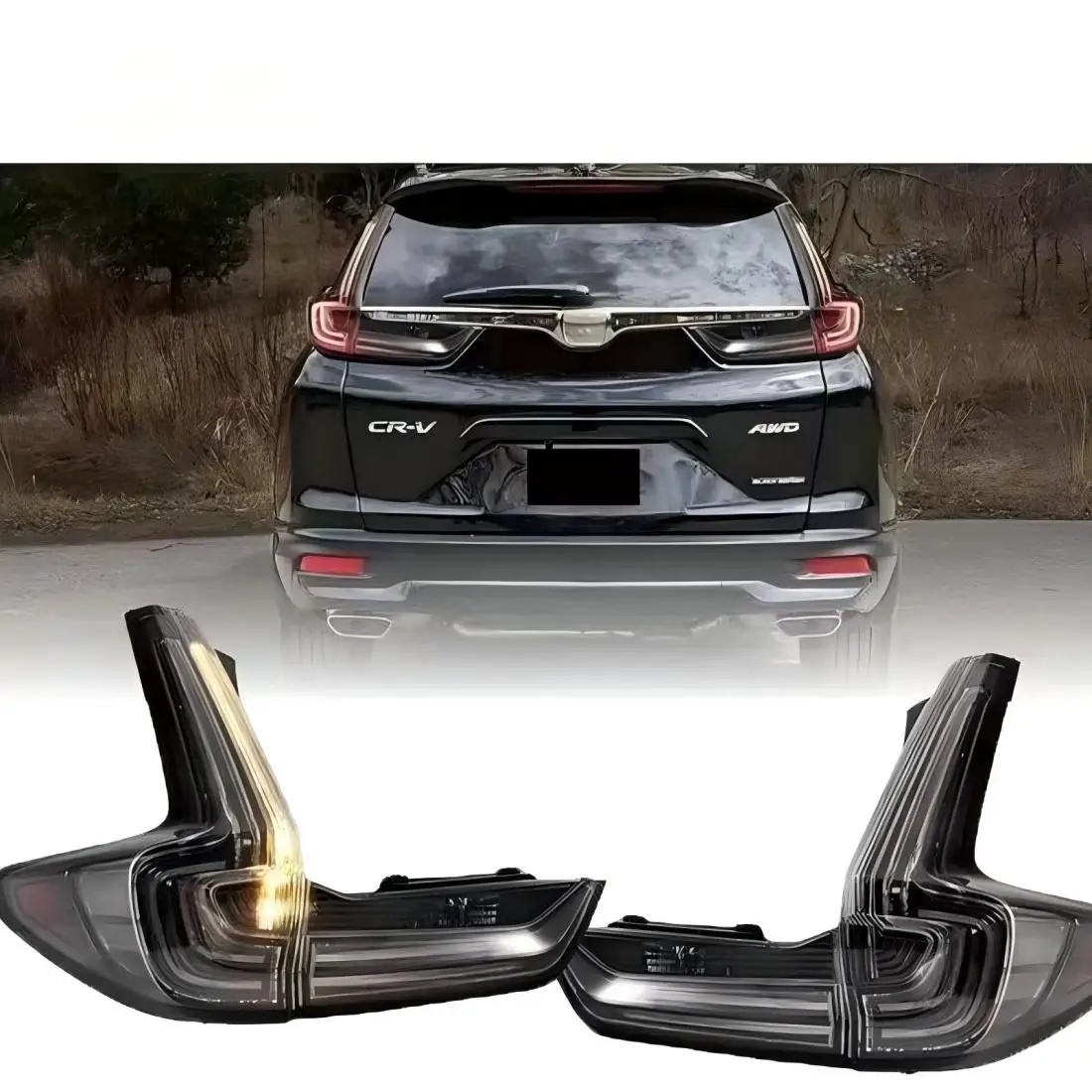 

LED Tail Light for Honda Crv 2017-2022 DRL Start up Animation Back Lamps Assembly