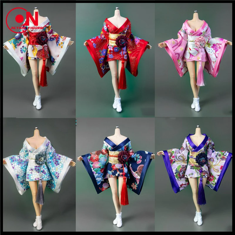 

16 Colors ICE TOYS IC1004 1/6 Female Printing Kimono Bathrobe Girdle Sock Clothes Set Model Fit 12'' Soldier Action Figure
