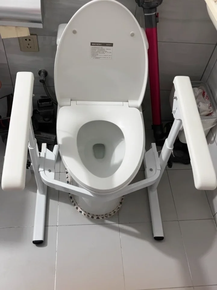 Elderly Toilet Safety Handrail Anti-Slip Bathtub Grab Bar Non-Slip Bathroom Assist Handle Adjustable Fall Prevention Aid