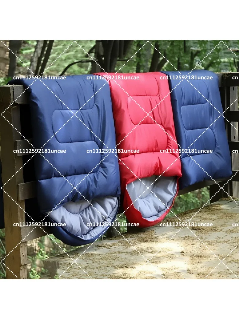Thick Warm Hooded Camping Blanket Portable Sleeping Bag for Adults Outdoor Travel Home Use