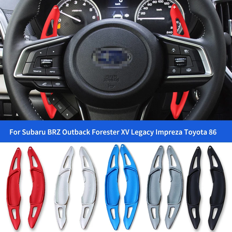 Alloy Car Steering Wheel Shift Paddle For Subaru BRZ Outback Forester XV Legacy Impreza Toyota 86 DSG Extension Paddle Shifter