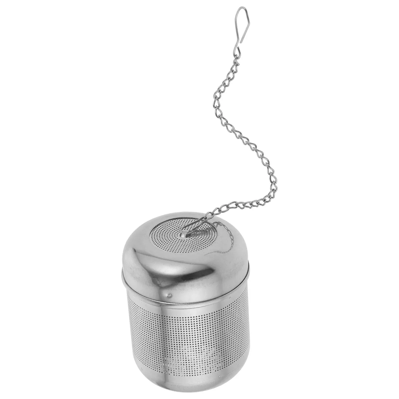 Stainless Steel Spice Filter Seasoning Strainer Ball Dense Hole Design Leak Proof for Pot Stewed Soup Tea Infuser Cooking