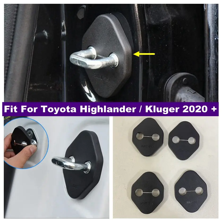 

Inner Door Lock Protection Cover Fit For Toyota Highlander / Kluger 2020 - 2023 Interior Accessories