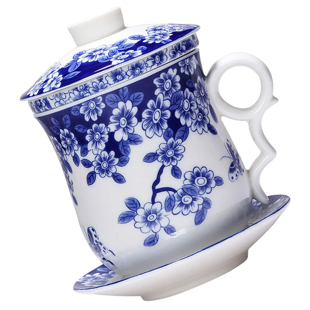 

1 комплект, керамическая чайная чашка, фарфоровая кружка, заварочная тарелка, нескользящая основа, чайный домик, ресторан, домашняя керамическая чайная посуда