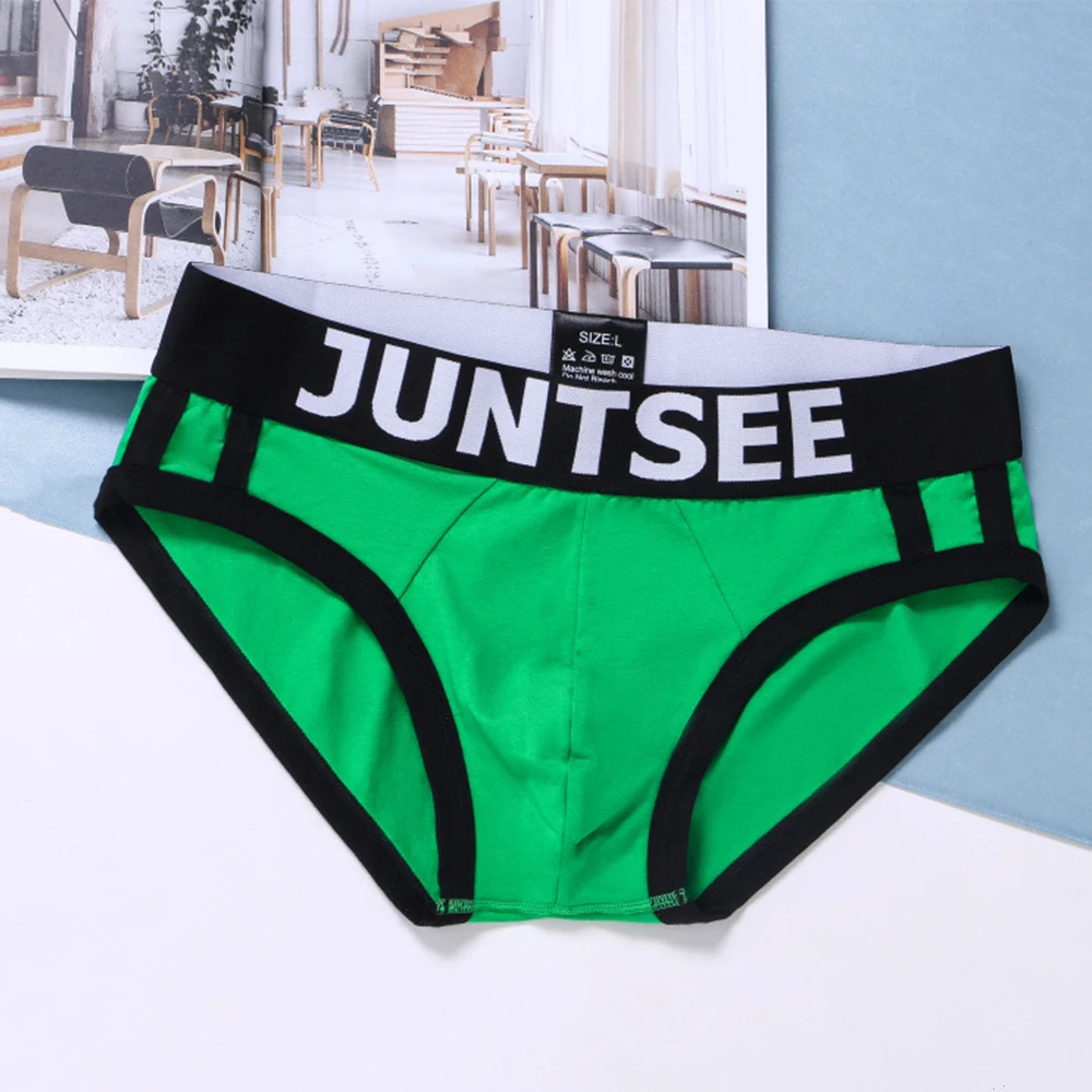 Clothes Men Briefs Autumn Breathable Bulge Pouch Cotton Panties Sexy Shorts Translucent Trunk Underpants G String