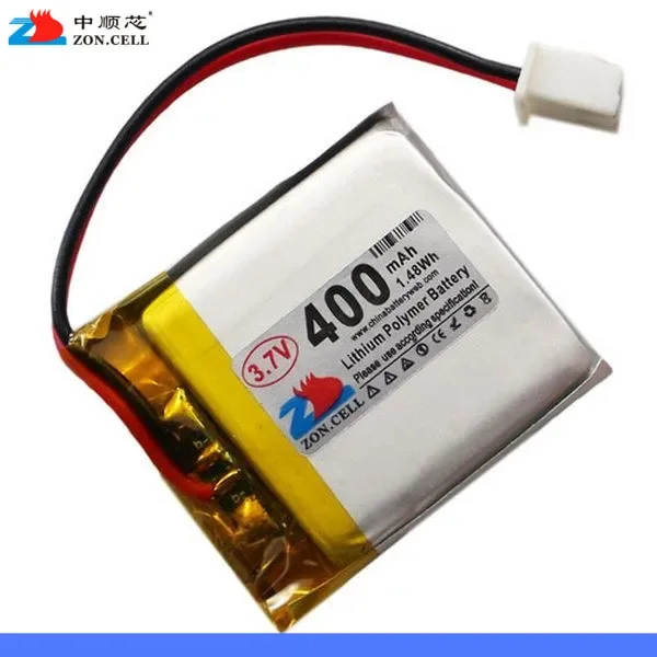 Nuevo en 403035   400mAh 3.7V Bluetooth MP3 Tarjeta de sonido Reloj Batería de polímero de litio 453035   Celda de iones de litio recargable Una buena