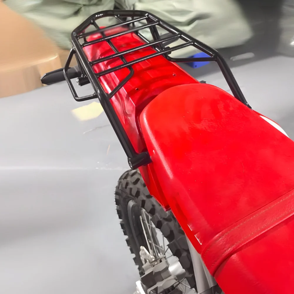 الخلفية حامل الحقائب الرف لهوندا CRF300 CRF 300 رالي 2021 2022 2023 دراجة نارية البضائع رف صندوق تخزين الدعم