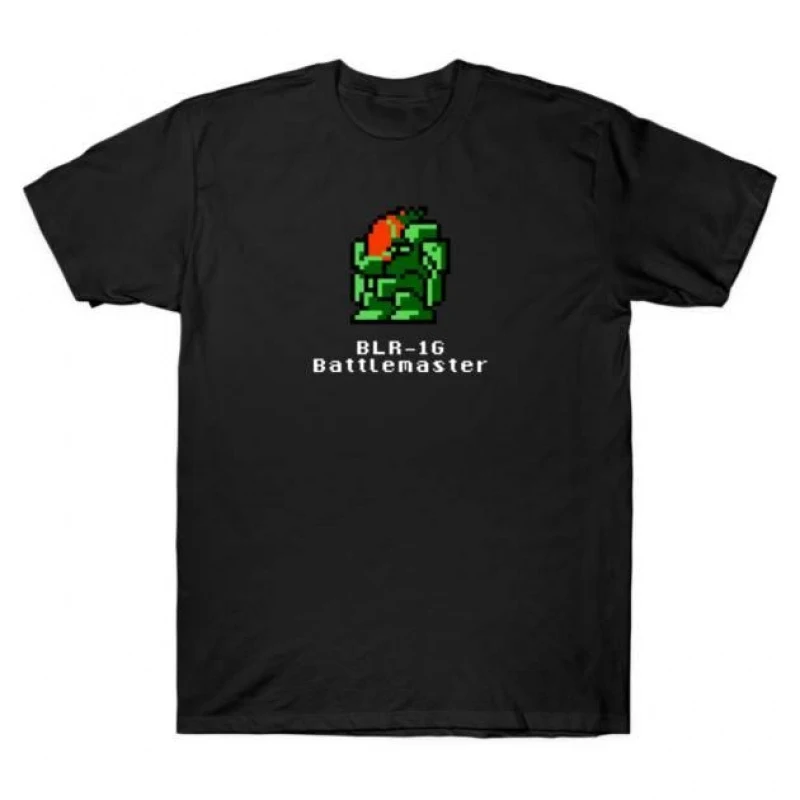 

8bit BattleMaster Mechwarrior MWO Mech Combat RPG Gift t shirt Tech Robot Fighter Battletech Graphic clothes All size tops