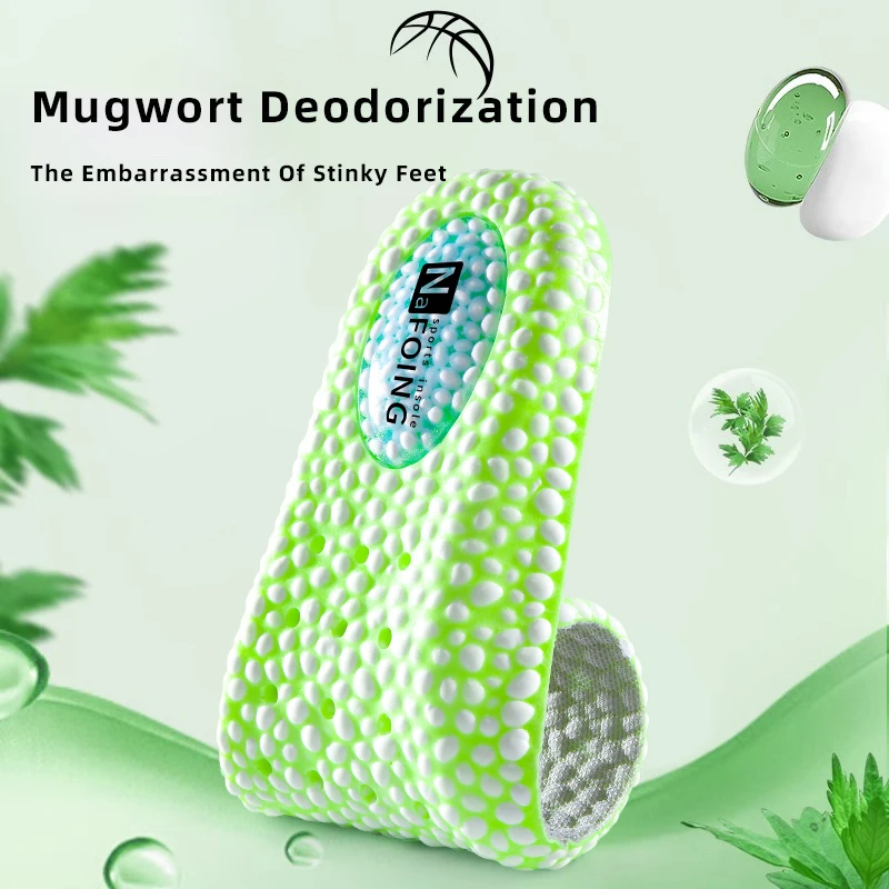 New High Elastic Soft Memory Foam Sport Insoles for Shoes Boost Shock Absorption Breathable Running Accessories For Soles