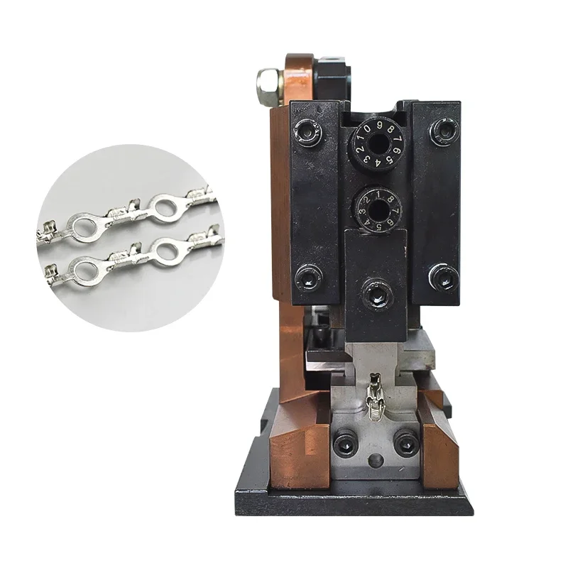 Automatic Flag Terminal Crimping Machine Applicator Flash Flag Connector C Die Insulated Wire Harness Press Mold
