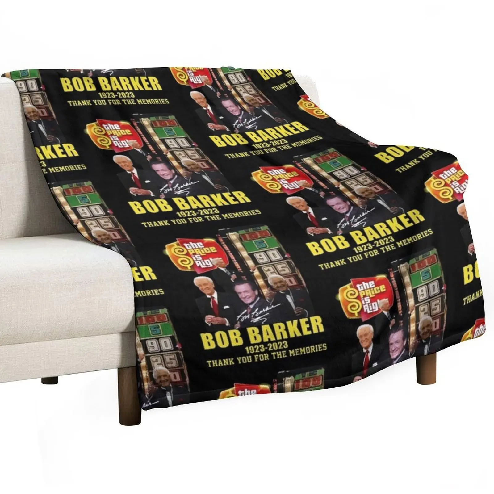 The Price Is Right Bob Barker 1923 Throw Blanket Soft Blankets For Sofas Blankets