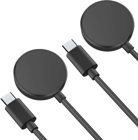 2-Pack Replacement Charger for Samsung Galaxy Watch 7/6 Classic/6/5 Pro/5 USB-C Smartwatch Charging Dock