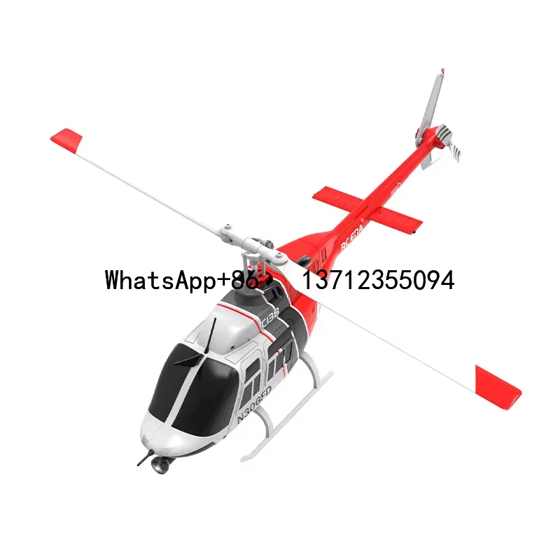 SJY-C138 2,4 GHz 6CH RC Hubschrauber Single Paddle Querruder Kein Hubschrauber Barometer Feste Höhe 3D Rolling RC Flugzeug