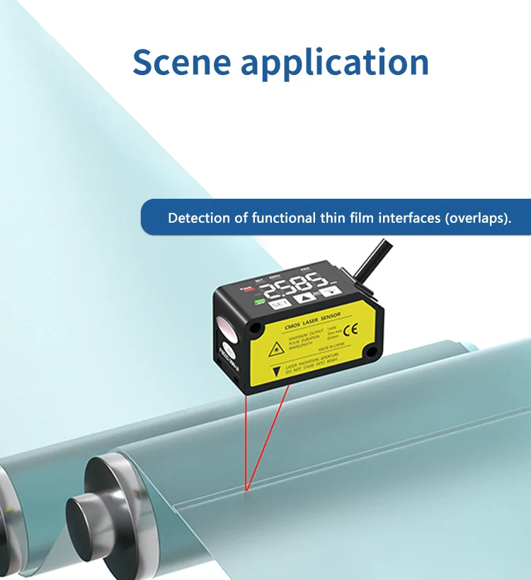 FSD22Square Shape Series High-Precision Analogue Height Thickness laser Displacement Sensors Measuring Sensor Switch Micro laser – Detail 10