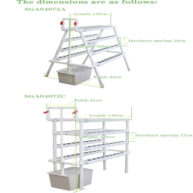 2025PVC ท่อ Hydroponic ผักและสมุนไพร Growth การเพาะปลูกอุปกรณ์ Hydroponics Growing System ชุด