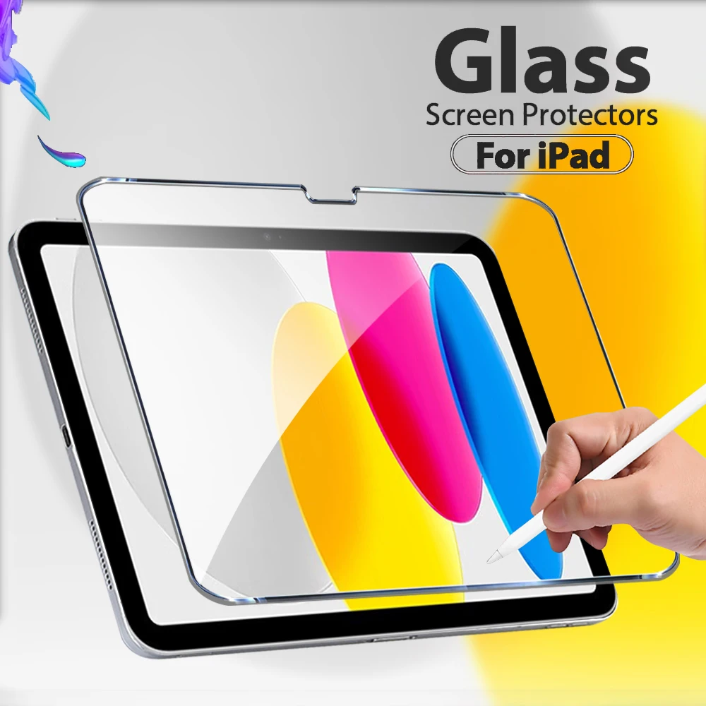 

Tempered Glass Screen Protector For iPad 11th 10th 9th 7th 8th 6th 5th Generation Air 11 13 5 4 Pro 11 13 9.7 10.5 12.9 Mini 7 6