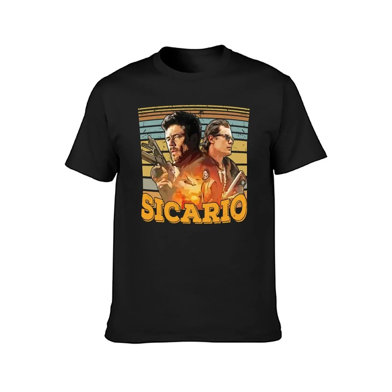 Music Vintage Fight Sicario Man Birthday Gift T-Shirt customs for a boy boys animal print t shirts for men pack