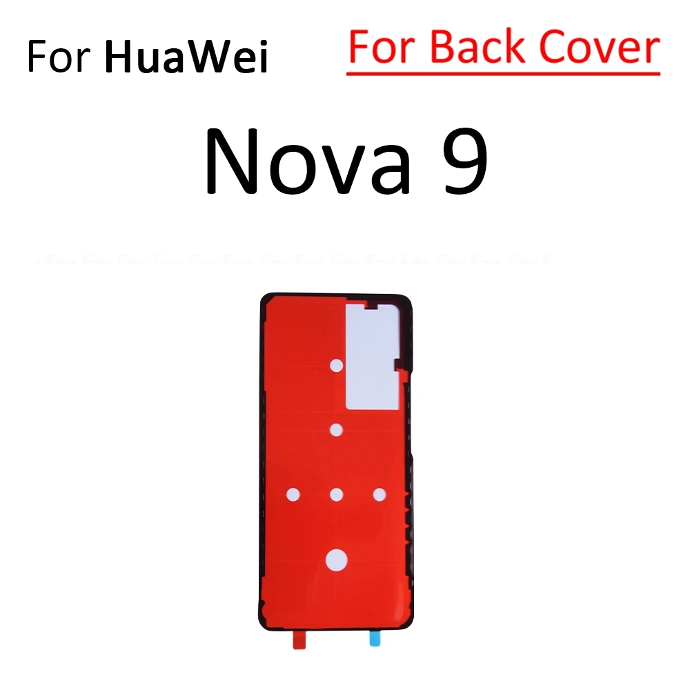 Back Cover Front LCD Display Screen Sticker Adhesive Rear Glue Tape Parts For HuaWei Nova 9 10  Pro SE 10z Y90