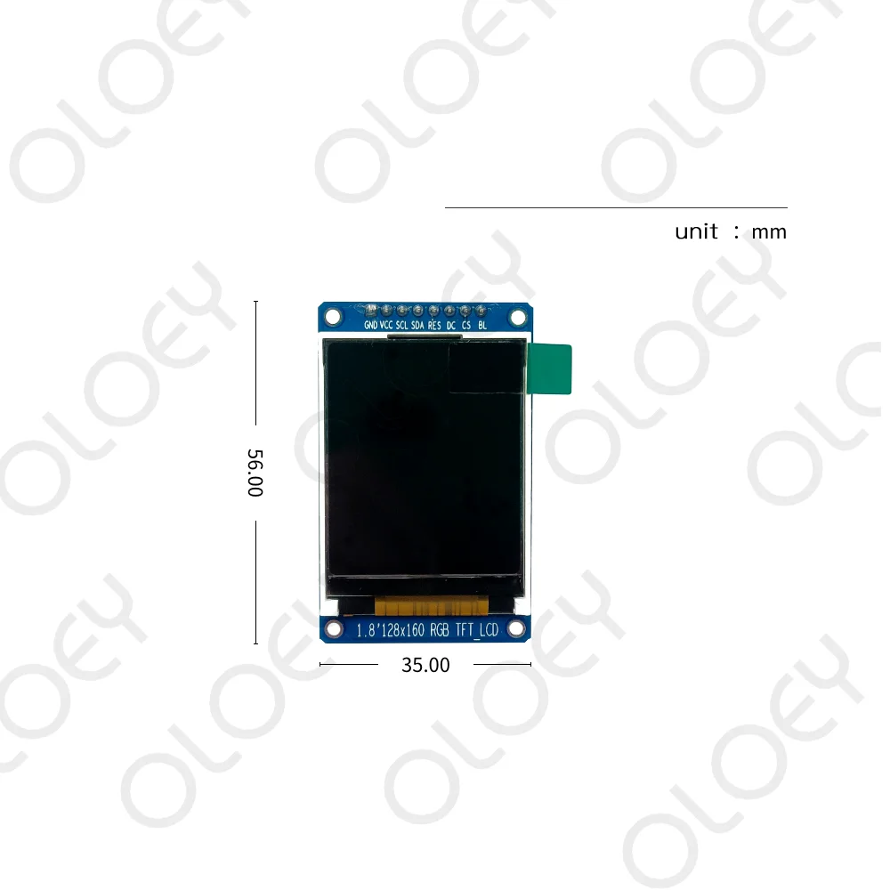 1.8 inch 128x160 SPI Full Color TFT LCD Display 128*160 Module ST7735S 3.3V Replace OLED Power Supply for Arduino DIY KIT