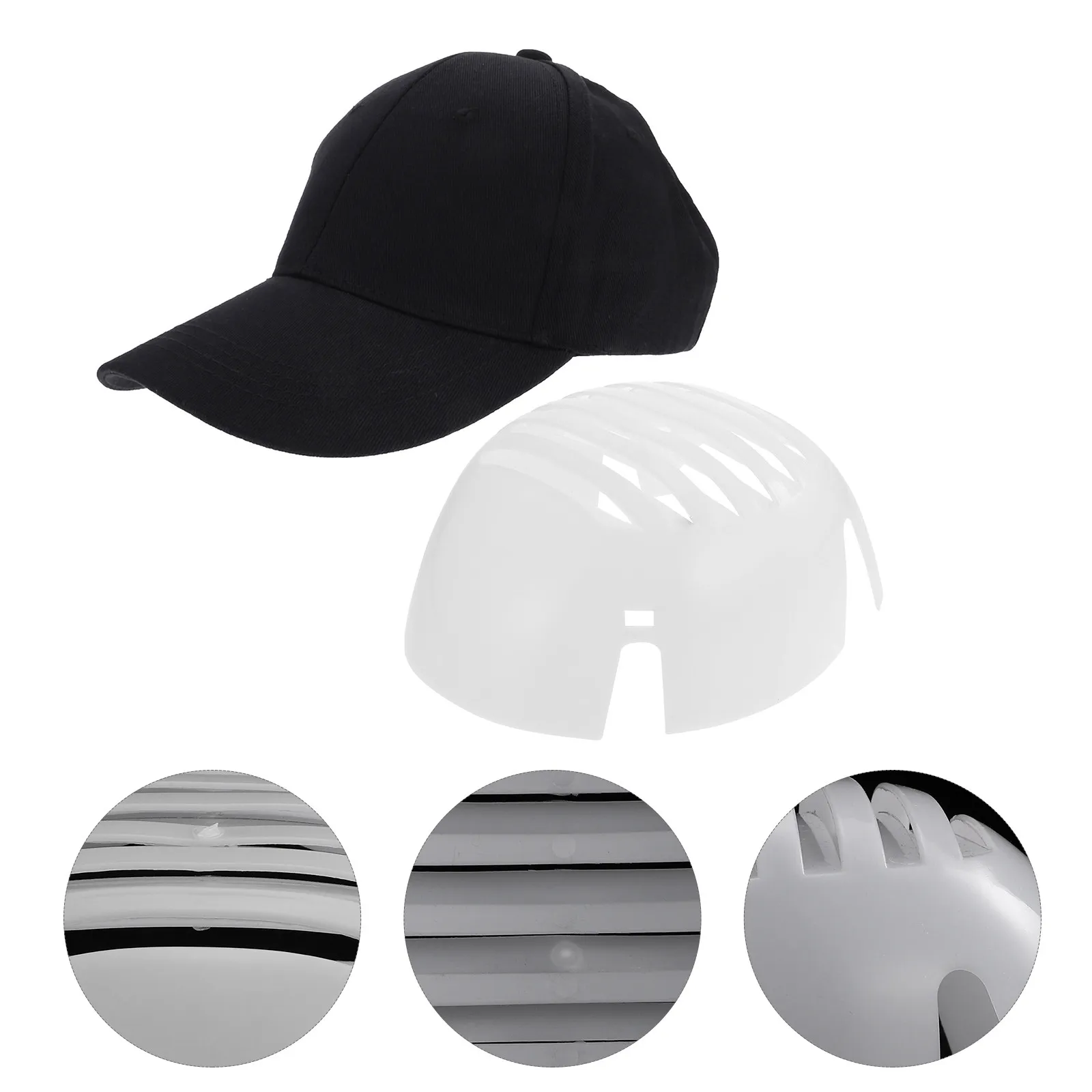 

1Set Universal Bump Cap Insert Safety Baseball Hat Reinforced Head Protection for Construction Maintenance and Outdoor