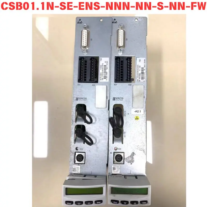 Used OEM disassembled parts Axis card CSB01.1N-SE-ENS-NNN-NN-S-NN-FW Functional test OK