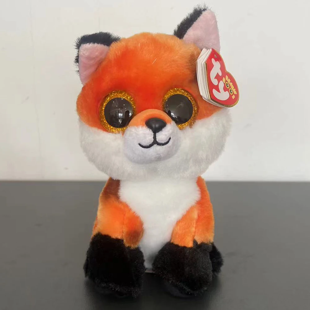 Ty Beanie Boos Pluszowa Zabawka Lalka Meadow The Fox Zwierzę Kolekcja Anime