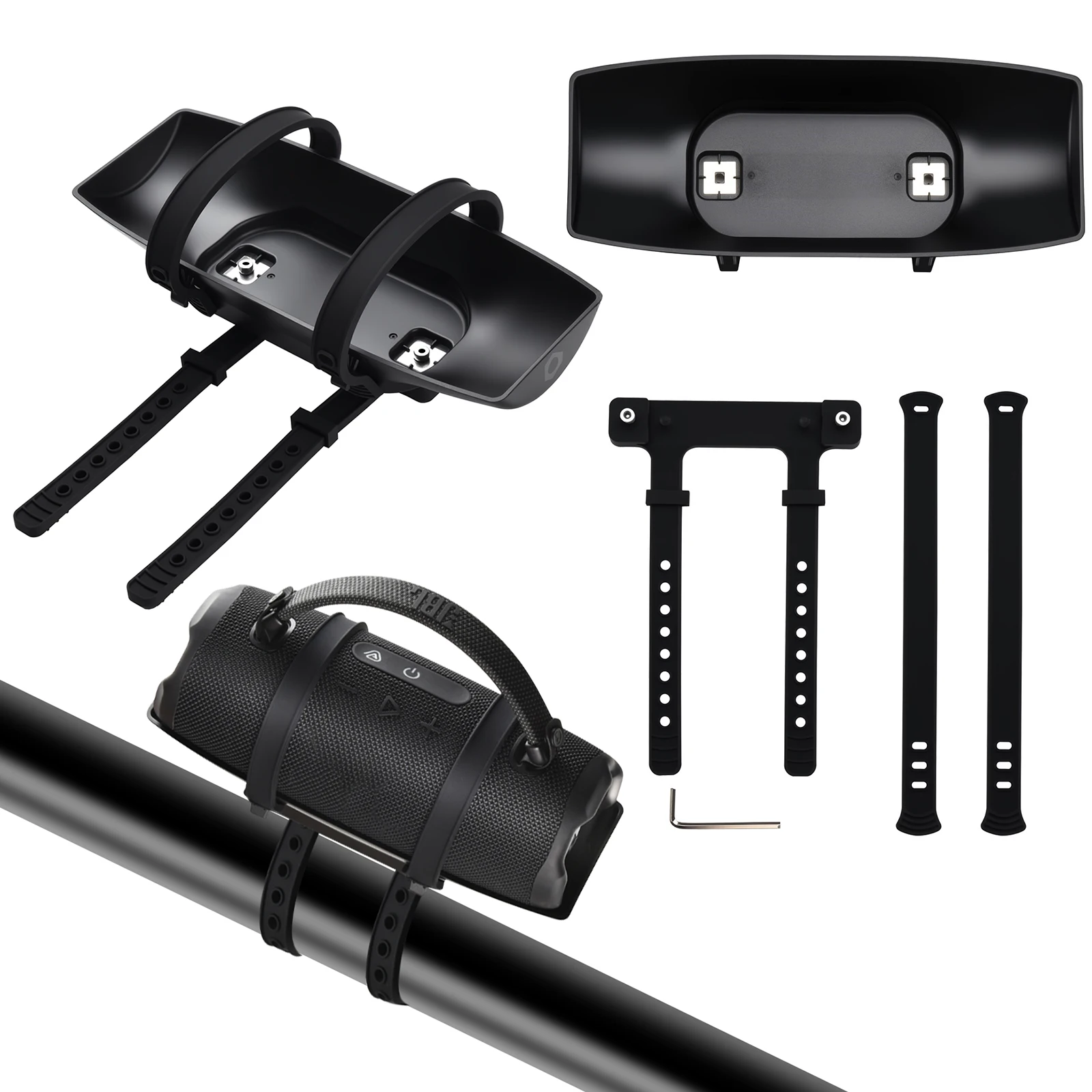 Portable Bike Golf Cart Speaker Mount Soundbox Bike Holder Bicycle Speaker Mount Strap Fixed Holder Bracket for JBL Charge 6/5/4 view 2