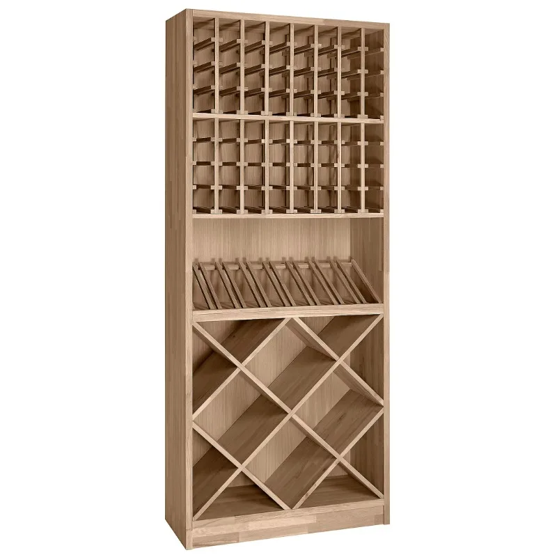 Antique Wine Cellar Corner Wine Cellar Rack Design Wood Customized Buckets, Coolers & Holders